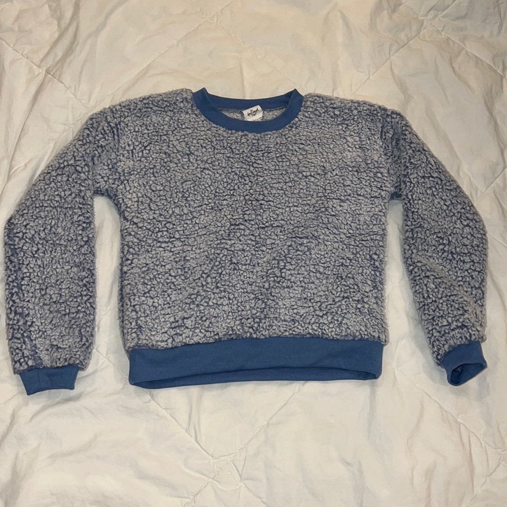 Pastel blue soft sweatshirt
